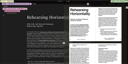 G.A.S. and Y.S.F. Launch Partnership with Archival Consciousness Through Biblio-Graph